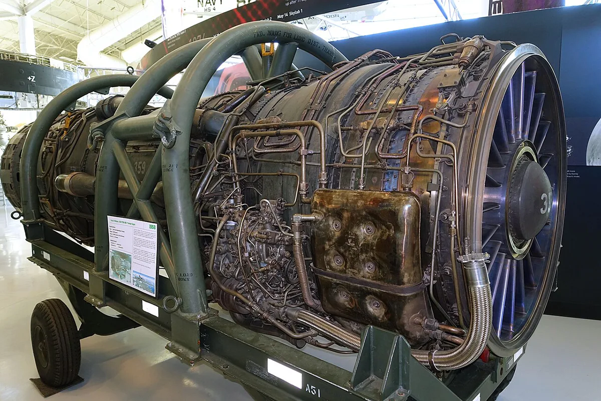 Silnik turboodrzutowy Pratt & Whitney J58 JTIID-20K, 1958 r. - Evergreen Aviation & Space Museum - McMinnville, Oregon