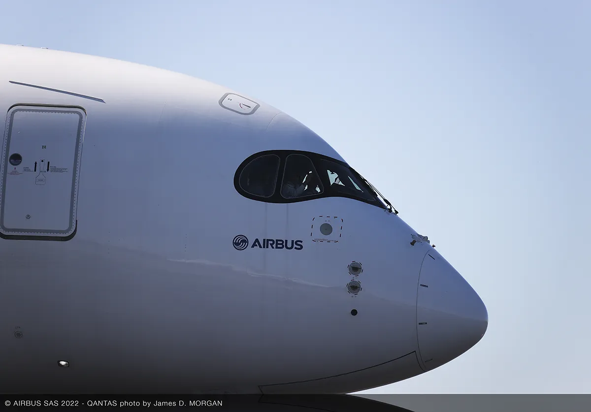 Airbus A350-1000 linii lotniczych Qantas w Sydney Airbus A350-1000 linii lotniczych Qantas w Sydney