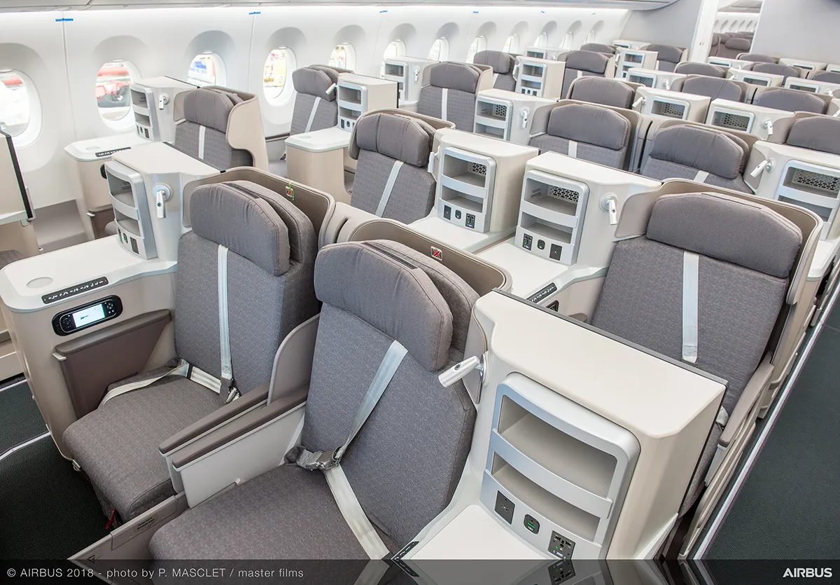 Kabina A350-900 linii Iberia Kabina A350-900 linii Iberia