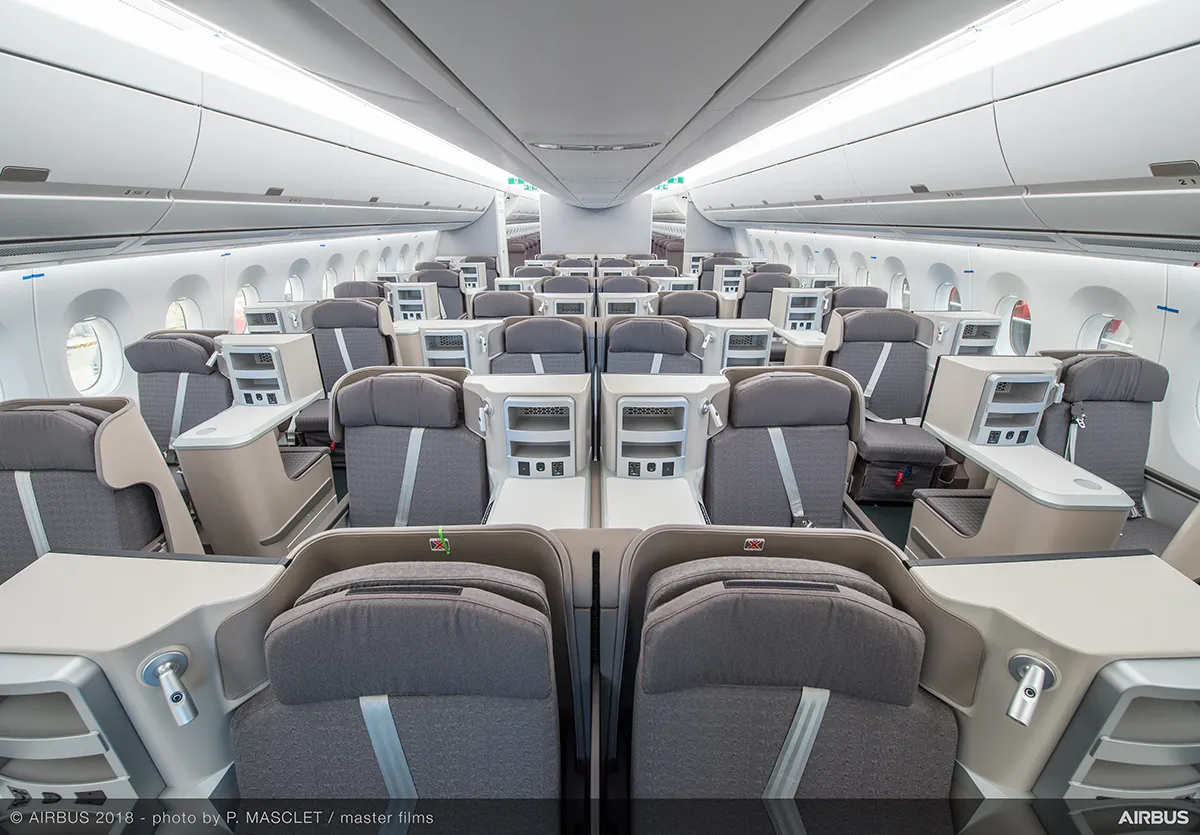 Kabina A350-900 linii Iberia Kabina A350-900 linii Iberia