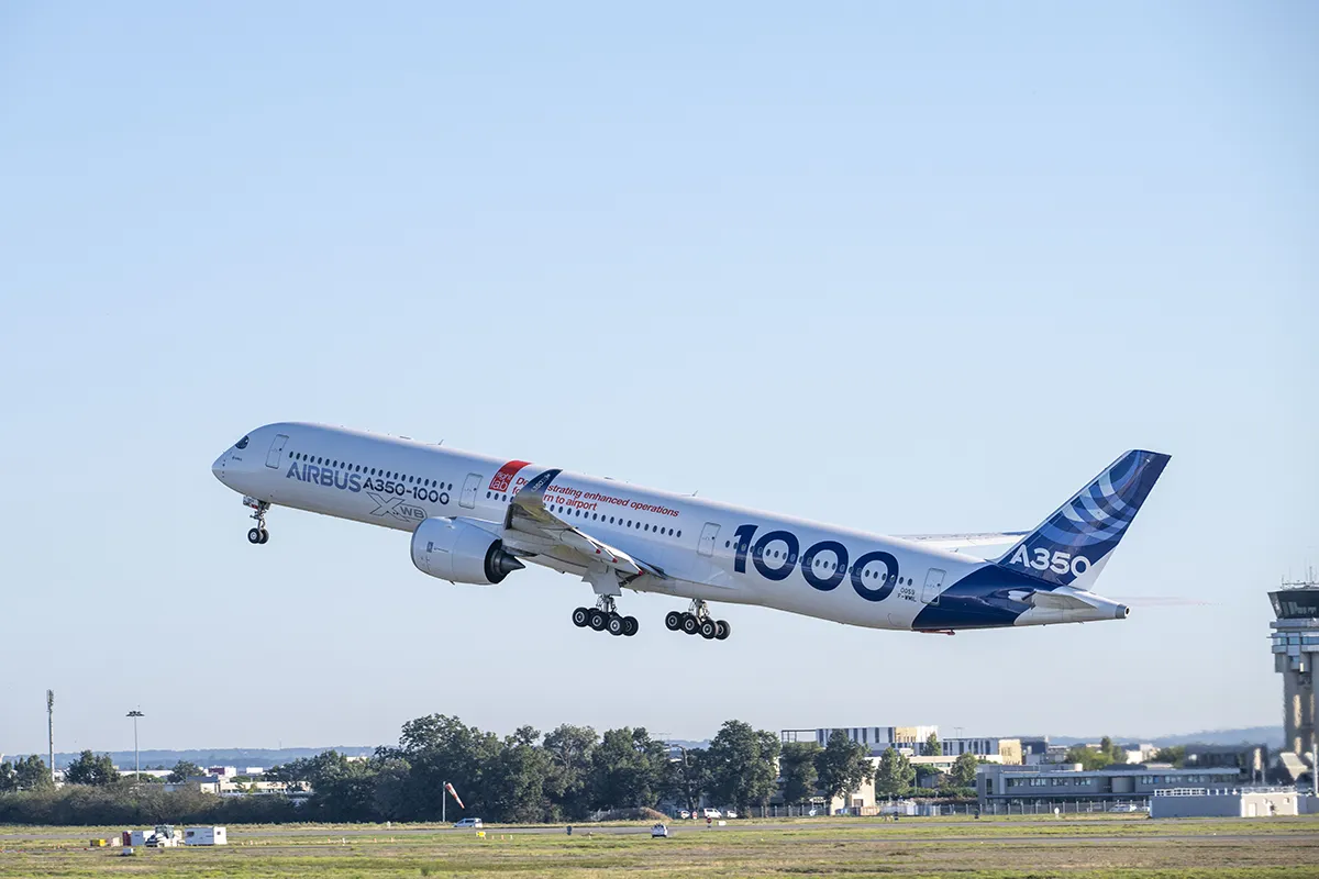 Airbus A350 podczas Family Days 2024 Airbus A350 podczas Family Days 2024